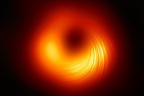M87的视图在偏振光超大质量黑洞