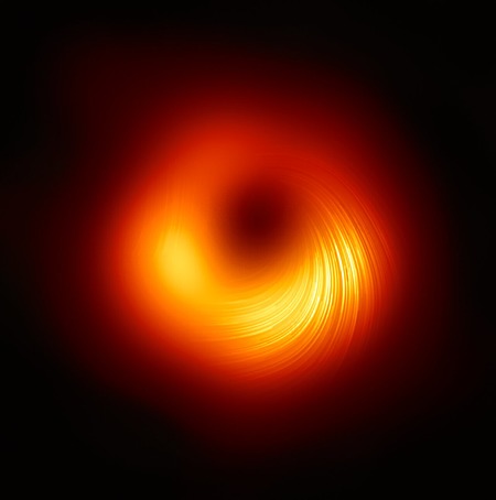 偏振光下的M87超大质量黑洞